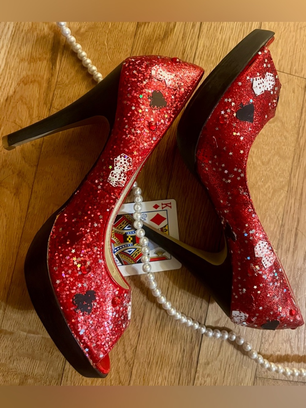 Custom Bling VEGAS Heels! Sz 7 🎰👠 - Picture 4 of 13
